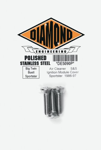 Diamond Engineering - Bolt Kit S&S Air Cleaner De5090p Pu Air Cleaner Housings Diamond Engineering U1014-0031