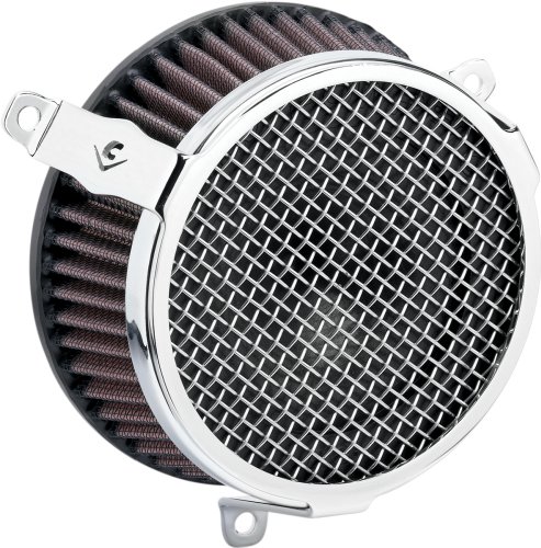 Cobra - Air Filter Chrome Pl Vtx1300 06-0137-03 Pu Air Filters Cobra U1010-1277