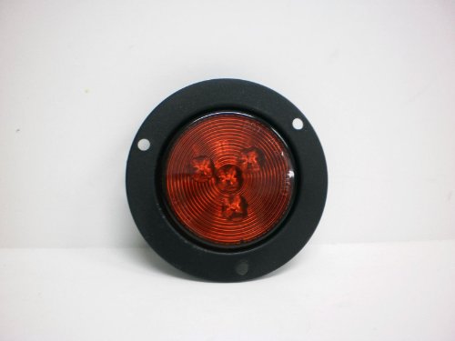 Jammy J-25-FFR 2.5 Round Red LED Flange Mount Clearance Marker Light Lighting Jammy J-25-FFR
