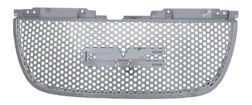 Proefx All Chrome Denali Circle Grille for 2007-2014 Gmc Yukon Denali Grilles Upgrade Your Auto CRSH0066-amazon