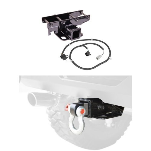 Rugged Ridge Receiver Kit with Wiring Harness & Shackle Bracket Shackles Rugged Ridge 11580.51