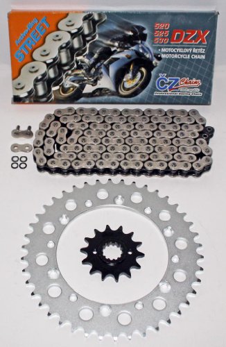 2009-2012 Kawasaki KLX250 CZ DZX X Ring Chain and Sprocket Set 13/39 520X114 Chain & Sprocket Kits Race-Driven RDF-1330-13, RDR-9040-39, 520DZXX114.c