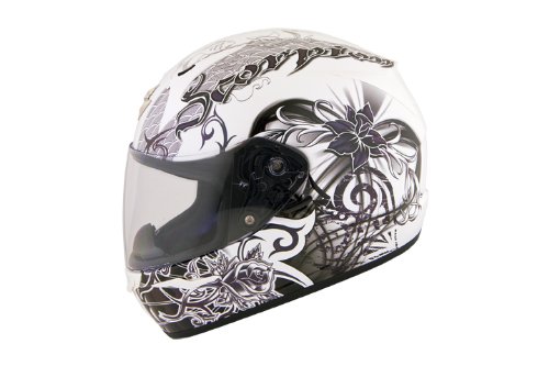 Scorpion EXO R410 Orchid Full Face Motorcycle Helmet white small Helmets Scorpion