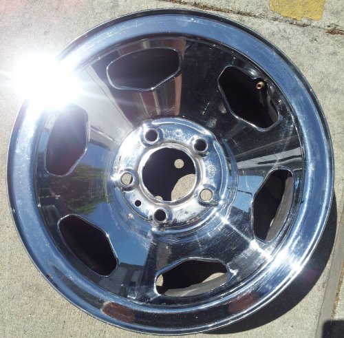 15 INCH 1988-1999 RARE SS CHEVY GMC SILVERADO 1500 TAHOE SUBURBAN VAN YUKON TRUCK SAVANA OEM STEEL CHROME WHEEL RIM 15X7 1670 A 5X5 Car CHEVROLET, GMC 1670A, 560 01670A, 1670, 560-01670