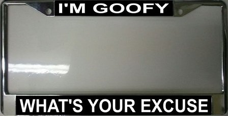 Frames License Plates Online Goofy1