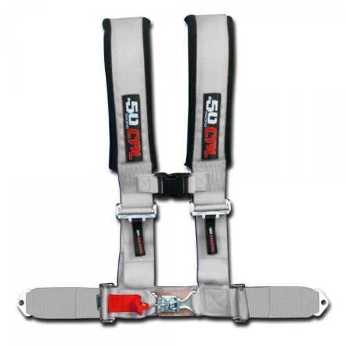 Safety 50 Caliber Racing 50 Cal Silver 4 Point 3 Harness [6006]