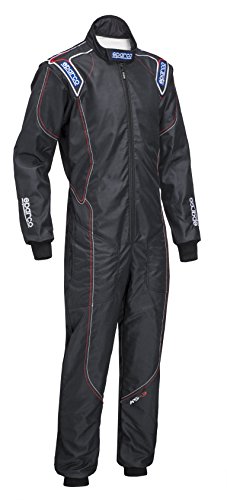 Sparco KS-3 Karting Suit (Black, X-Small) Racing Apparel Sparco 002329NR1XS