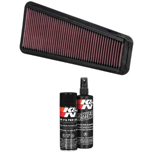 K&N 33-2281 Performance Air Filter with Filter Care Service Kit Air Filters K&N 33-2281