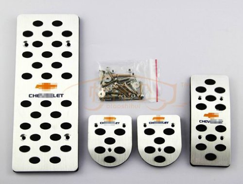 Harvard kid DIY Car Parts Aluminum Accelerator Brake Footrest Plate Pedals Pads for Chevrolet Cruze MT Body Harvard kid HK-PEDALS-MT-A022