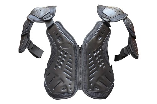 Motorcycle Motocross Protection Chest Back Shoulders Protector Armor Sl-12 Black Chest Protectors LongLifeLeather SL-12