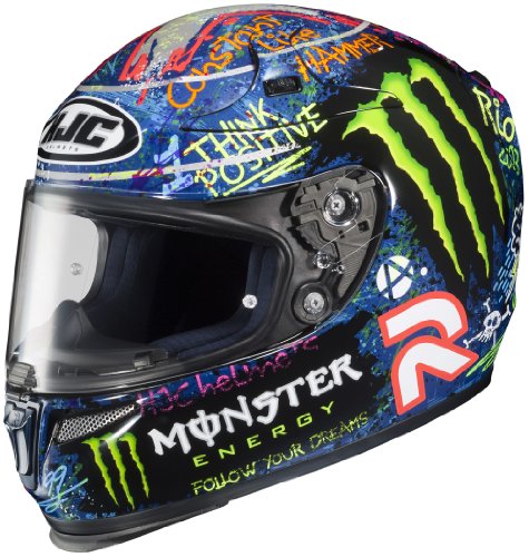 HJC RPHA-10 Graffiti Lorenzo Special Edition Motorcycle Helmet Size XX-Large Helmets HJC Helmets 0801-2102-08