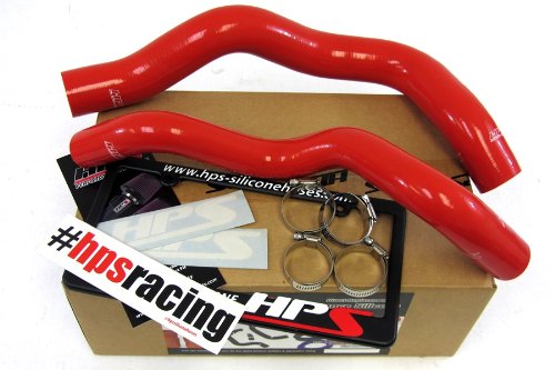 94-95 Ford Mustang V6 3.8L HPS Reinforced Red Silicone Heater Hose Kit Coolant Categories AutoGrimmig 57-1332-RED
