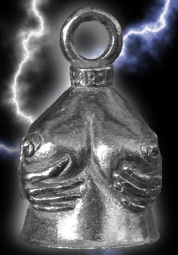 GUARDIAN BELL HANDFUL OF BOOBIES For Harley Davidson boobs gremlin mod dyna motorcycle fxr custom triumph heritage sportster chopper 1200 iron 880 vulcan goldwing honda yamaha kawasaki sport street road warrior Accessories Guardian® Bell gb-hndfl