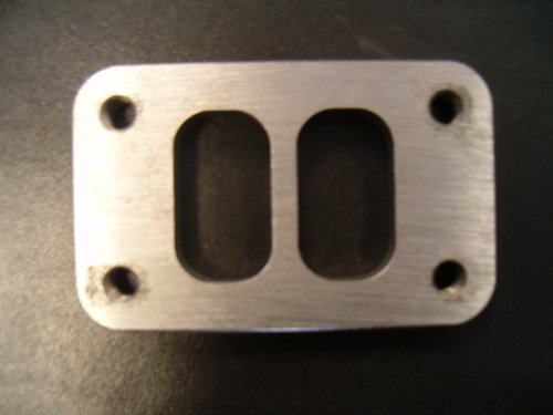 FID-Turbo Divided T3 Turbo Inlet Flange - Mild Steel Exhaust Manifold FID-Turbo 00000043