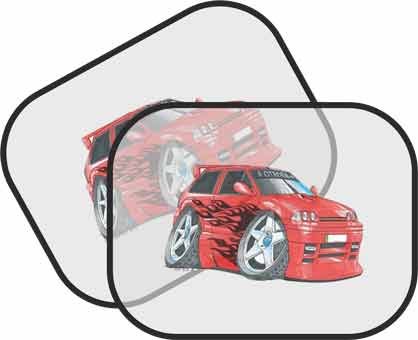 Koolart KA-SS2649 Citroen AX GT Tuning Car Car Sunscreen Sunshades Eminence KA-SS2649