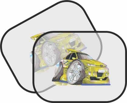 Koolart KA-SS2667 Peugeot 106 Tuning Car Car Sunscreen Sunshades Eminence KA-SS2667