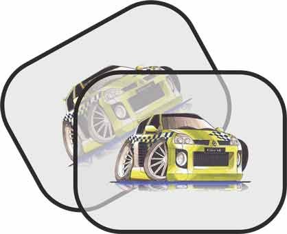 Koolart KA-SS2716 Renault Clio Tuning Car Car Sunscreen Sunshades Eminence KA-SS2716