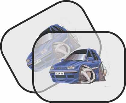 Koolart KA-SS2467 Volkswagon Golf MKIV Car Car Sunscreen Sunshades Eminence KA-SS2467