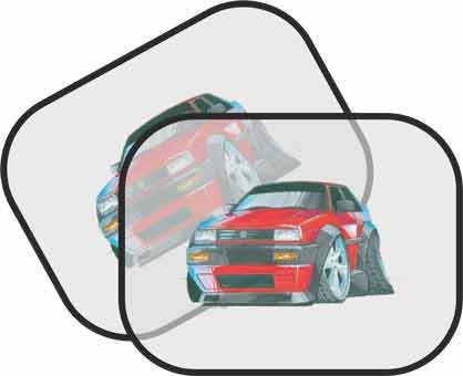 Koolart KA-SS1408 Volkswagon VW Jetta Car Car Sunscreen Sunshades Eminence KA-SS1408