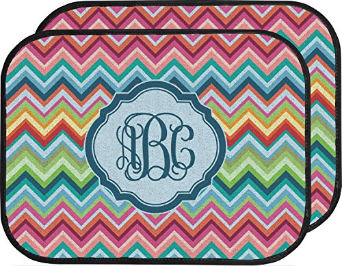 Custom Fit RNK Shops mi-car-mats-back+Retro-Chevron-Monogram