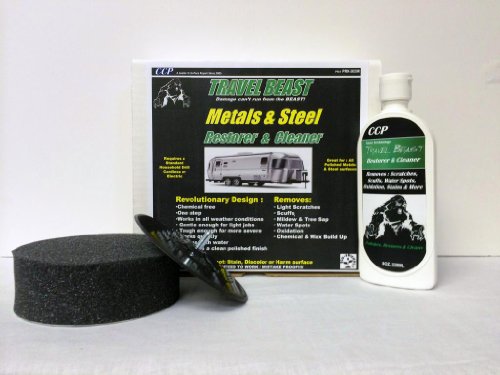 Travel Beast RV & Motorhome Metal, Steel & Aluminum Restorer (Great for Airstream's) Cleaning, Storage & Maintenance CCP PRK-303R