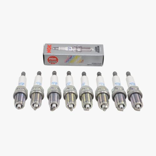 Spark Plugs NGK 4 2 9 4 , I Z F R 6 H 1 1 , F R 7 K P P 3 3 2 , 12 12 21 58252 , 12 12 00 32135 , 12 12 00 32134 , 0 24 22 35776 , 4294 , IZFR6H11 , FR7KPP332 , 12122158252 , 12120032135 , 12120032134   , 0242235776 , 12 12 2 158 252 , 12 12 0 032 135 , 12 12 0 032 134  => BMW Spark Plugs Plug Set High Power Laser Iridium NGK OEM 4 2 9 4 / 58252 (8pcs) => 2006 V8; 4.8 550i / 2006 2007 2008 V8; 4.8 650i / 2006 2007 V8; 4.8 750i / 2006 2007 2008 V8; 4.8 750Li / 2005 2006 2007 2008 V8; 4.8 X5
