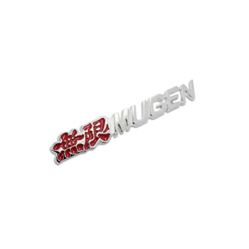 Metal Mugen Front Sport Grille Grill Badge Emblem Decals Fit Honda All Model Emblems bleqi 31300009
