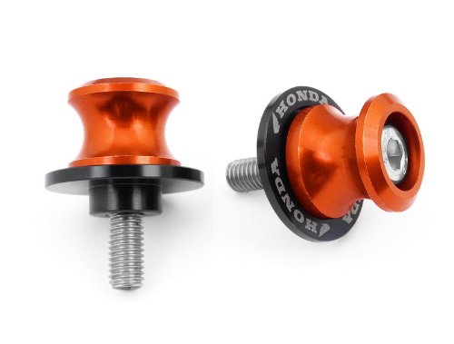One Set Of Racing Dirt Sliders Motorcycle Swing Arm Accessories Spools Orange Fit For Honda 8mm CBR1000RR FIREBLADE 2008-2012 Swing Arm Spools YI YI39-MTB-13-03-H010-orange