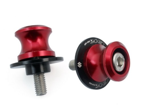 One Set Of Racing Dirt Sliders Motorcycle Swing Arm Accessories Spools Red Fit For Suzuki 8mm GSX650F 2008-2012 Swing Arm Spools YI YI39-MTB-13-03-S043-red