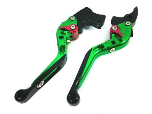 XXD Extend Folding Flip-up Clutch Brake Levers Green for Honda CBR600F4 1999-2000 Parking Brake Levers Moto-777 XXD-LEV-EXF-RD-GR-GR-BK-CBR600F4-F18H626