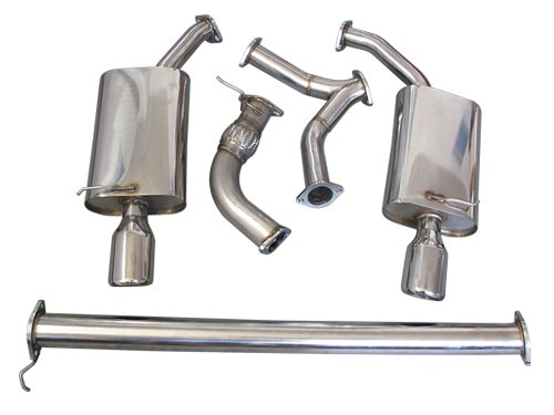 CXRacing Stainless Catback Exhaust System + Downpipe For 2010+ Kia Optima 2.0T Cat-Back Systems CXRacing 10832005088