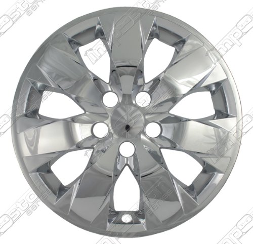 WHEEL COVER HONDA ACCORD IMPOSTOR WHEEL SKINS; 4 PIECE SET; CHROME FINISH; EX; EX-L; ABS; 17in INCH Hubcaps Headlights Depot DS-3-IWCIMP325X