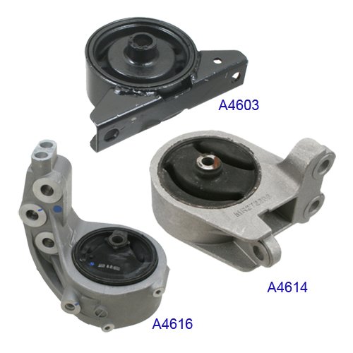 Fits: 2001-2005 Chrysler Sebring 3.0L Engine Motor Mount Set 3PCS 01 02 03 04 05 A4603 A4616 A4614 Engine Mounts Motor Max A4603 A4616 A4614