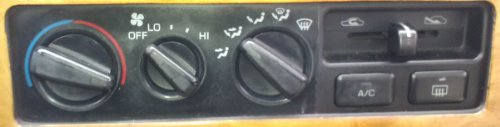 Used Toyota Camry 92 93 94 OEM Temp Ac Heat Climate Control Panel Unit Switch As Shown Air Conditioning & Heater Control Toyota 120993B