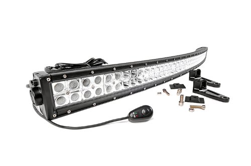 Rough Country - 72950 - 50-inch Chrome Series Dual Row Curved CREE LED Light Bar for Anywhere You Can Mount It Light Bars Rough Country 72250-1