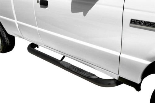 STEELCRAFT 211500 98-11 FORD RANGER/RANGEREDGE/MAZDA B SERIES SUPER CAB 2DR 3 SIDE BARS BLK Side Step Nerf Bar Running Board Body Steelcraft 211500