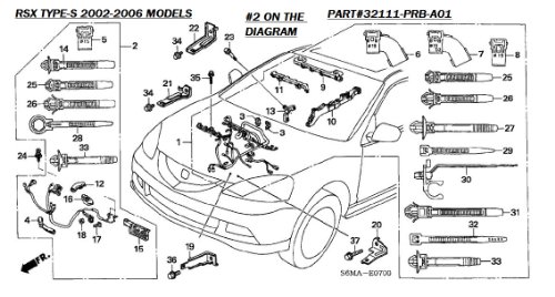 Switch to Starter Acura 32111-PRB-A01