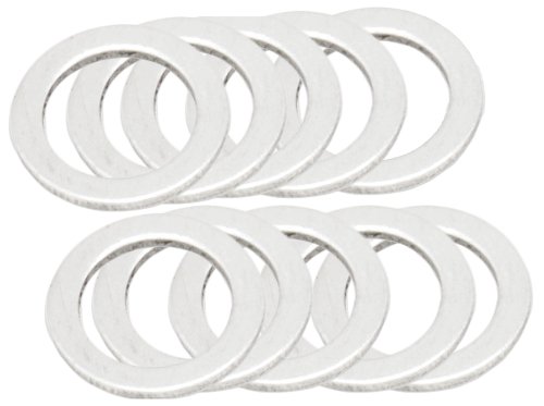 Bolt Motorcycle Hardware (DPWM10.145-10) M10 x 14.5mm Banjo Bolt Crush Washer, (Pack of 10) Engine Bolt Motorcycle Hardware DPWM10.145-10