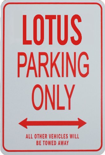 LOTUS PARKING ONLY - Novelty Miniature Parking Signs - Ideal gift for the Motoring Enthusiast Categories funparkingsigns CA-LOTUS