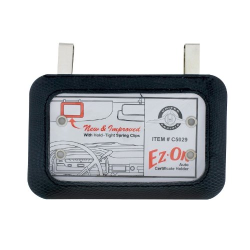 Classic Vintage Rod Antique Car Truck Registration Holder / Visor Clips Visor Accessories Generic C5029