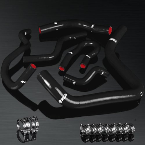 UPGR8 U8913-5-04 JDM Civic EK4 EK9 DC2 B16A B16B B18A black Radiator Heater Silicone Hose Air Filters UPGR8 U8913-5-04
