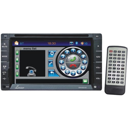 In-Dash DVD & Video Receivers Lanzar SNV65I3D