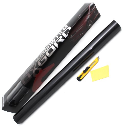 Oxgord Black Reflective Window Tint, , 19.68 x 118.1 inch, 35% Solar Block Protective Shields Oxgord SF-35-AMZ