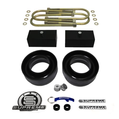 Supreme Suspensions - 4 Axle Lift Kit Dodge Ram 2500 3500 2WD 4x2 Billet 3 Front + 2 Rear Leveling Lift Kit Pro Body Lift Kits Supreme Suspensions AZM 429(3f+2r) Pro