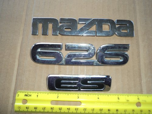 Emblems MAZDA 626 ES LOGO REAR EMBLEM SYMBOL SET OF 3 OEM FACTORY GENUINE