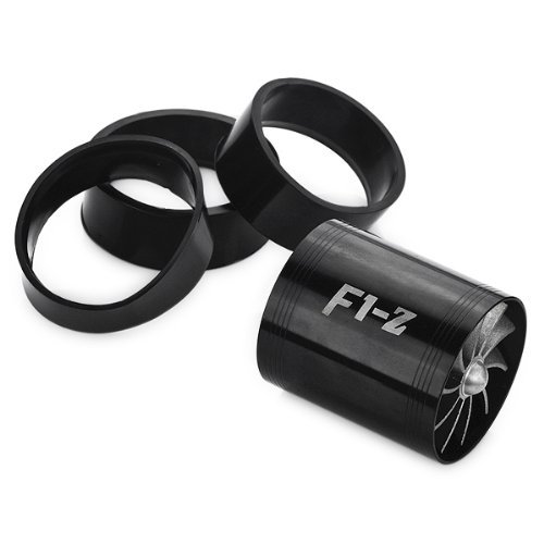 TOOGOO(R) Tornado Dual Turbo Supercharger Turbonator Cold Air Intake Gas Fuel Saver Fan Turbochargers TOOGOO(R) 14469