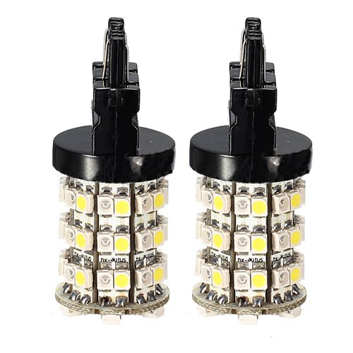 TOOGOO(R) 2X 3157 4157 60 SMD LED Amber/White Driving Tail Turn Brake Light Lamp Bulb 12V Stoplight TOOGOO(R) 15144