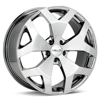 Helo HE881 18 Chrome Wheel / Rim 5x110 with a 38mm Offset and a 72.6 Hub Bore. Partnumber HE88188042838 Car Helo HE88188042838