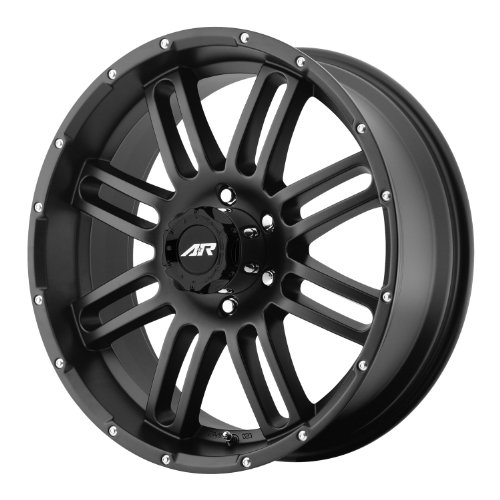 American Racing AR901 18 Machined Black Wheel / Rim 8x170 with a 0mm Offset and a 130.81 Hub Bore. Partnumber AR90189087500 Car American Racing AR90189087500