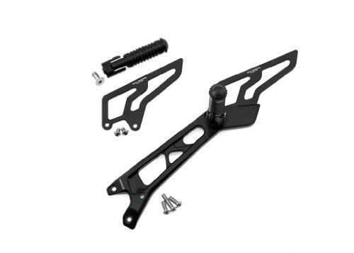 CNC Racing Black RPS Passenger Only Rearsets Ducati Hypermotard 821 /SP/Hyperstrada Body Work IRC CNC.PE431B
